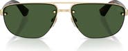 Burberry 62mm Oversize Irregular Sunglasses