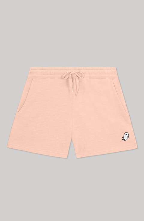 Womens Ghost Midweight Washed Fleece Shorts