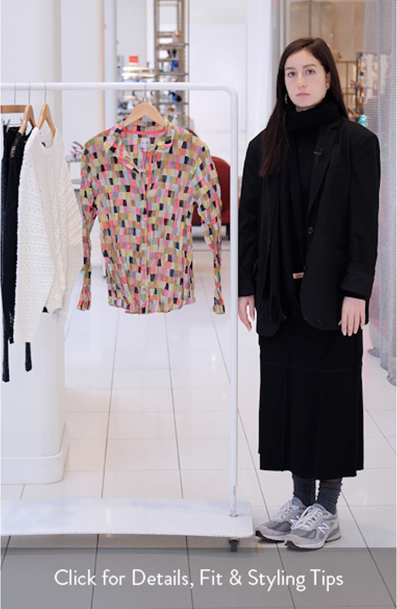 Colorfield Crinkle Button-Up Shirt, sales video thumbnail