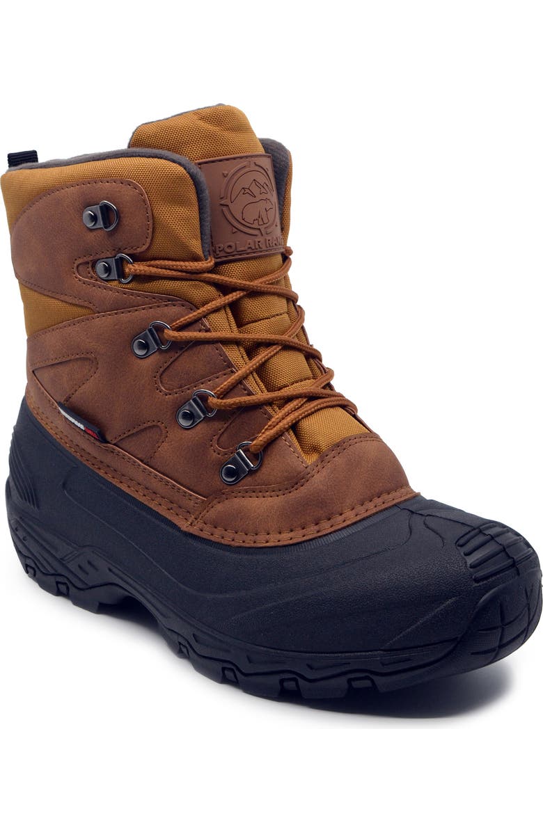 POLAR RANGE Arno Waterproof Snow Boot, Main, color, Tan