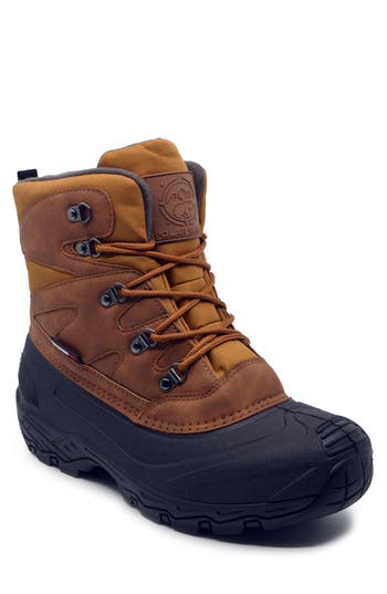 Polar Range Arno Waterproof Snow Boot In Brown