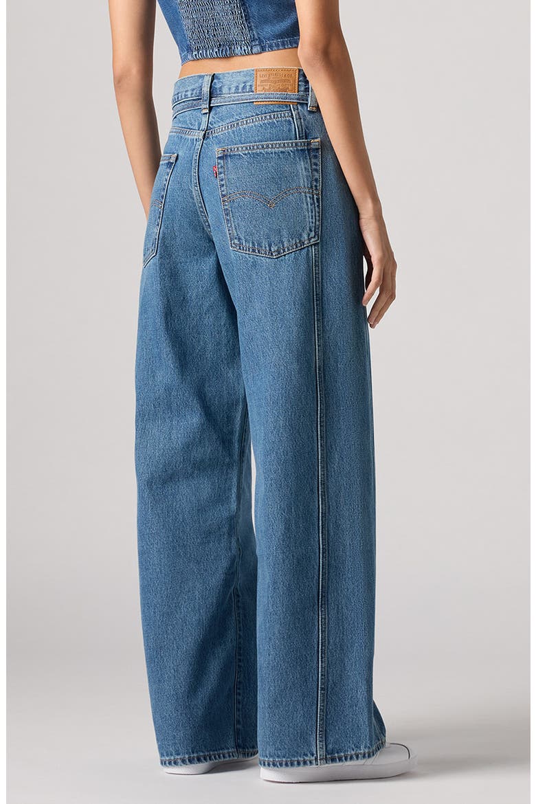 XL High Waist Drawstring Wide Leg Pants, Alternate, color, FORBIDDEN FRUIT