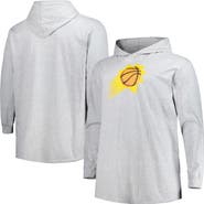 FANATICS Men's Fanatics Branded Heather Gray Phoenix Suns Big & Tall Pullover Hoodie
