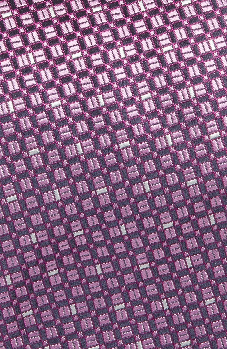 Canali Geometric Pattern Silk Tie, Alternate, color,