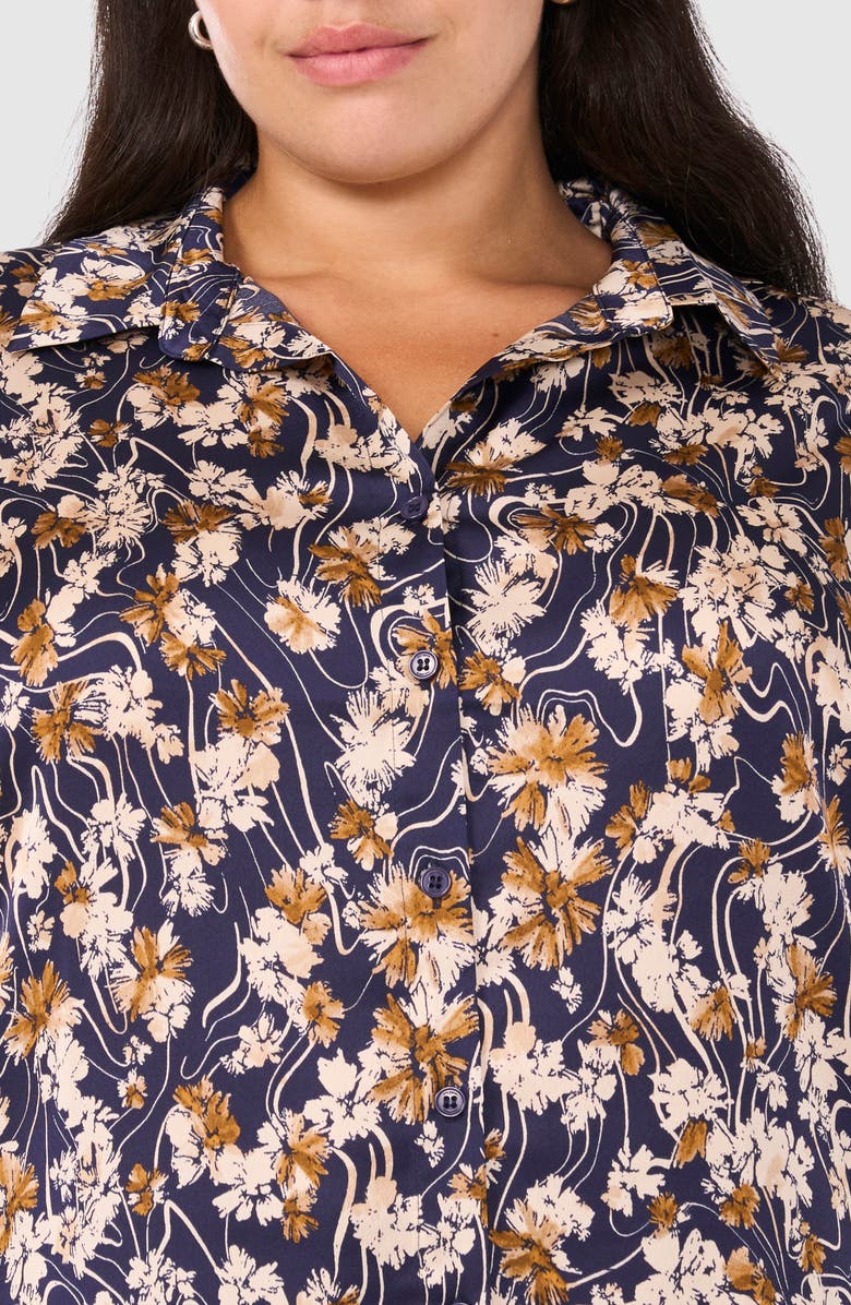 Halogen<sup>®</sup> Printed Sleeveless Button-Up Top, Alternate, color,