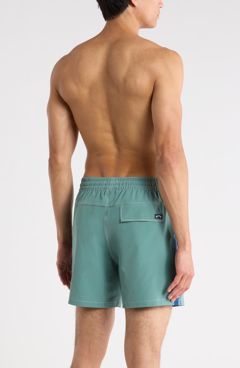 Billabong Dbah Panel Loopback Swim Trunks, Alternate, color, Deep Sea
