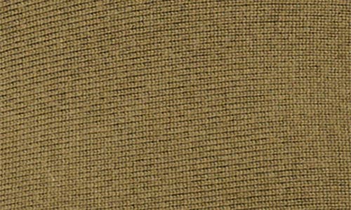 Staud Bishop Sleeve Wool Mock Neck Sweater In Sergeant Green