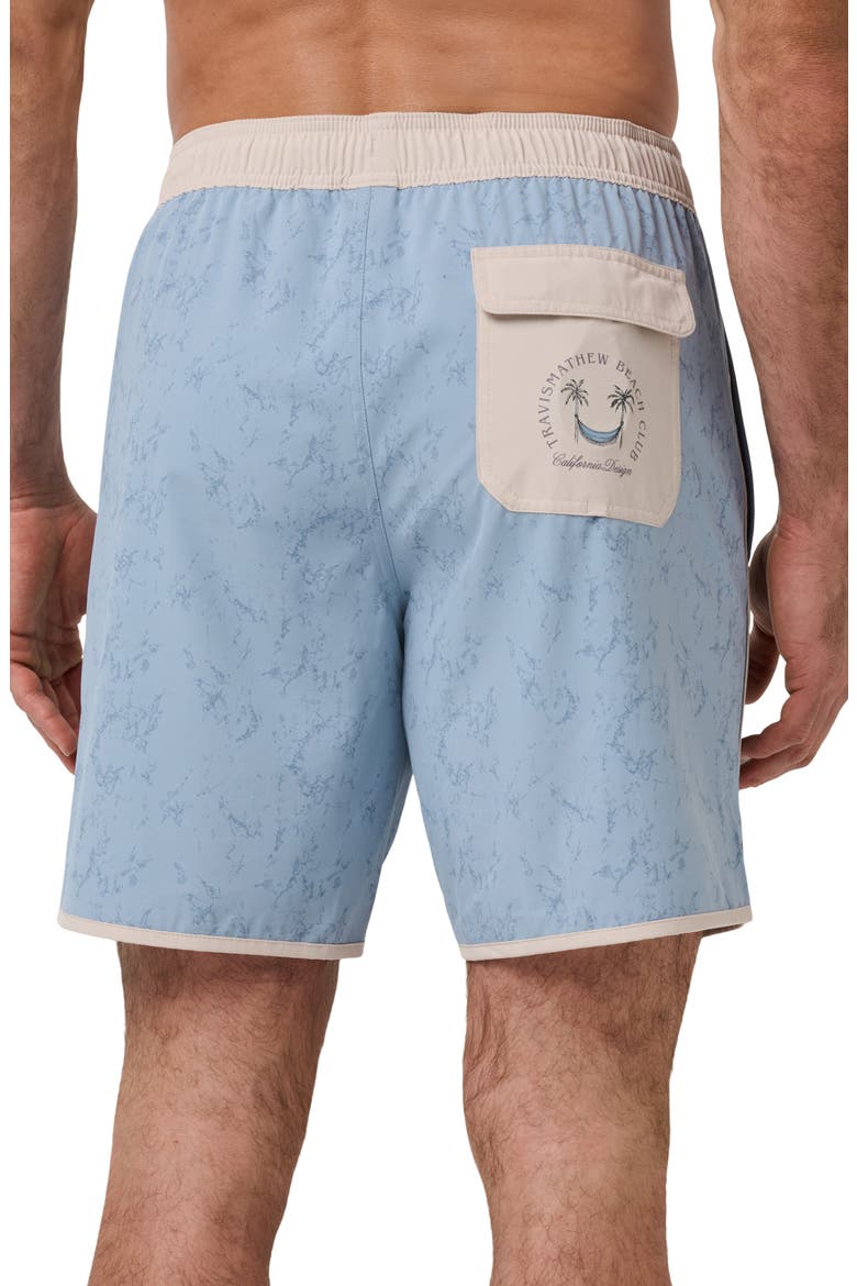 Beach Club Board Shorts, Alternate, color, ASH BLUE