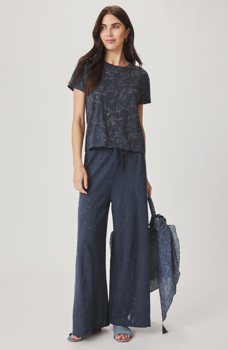 Splendid Air Burnout Drawstring Pants, Alternate, color, Indigo Windy Blue