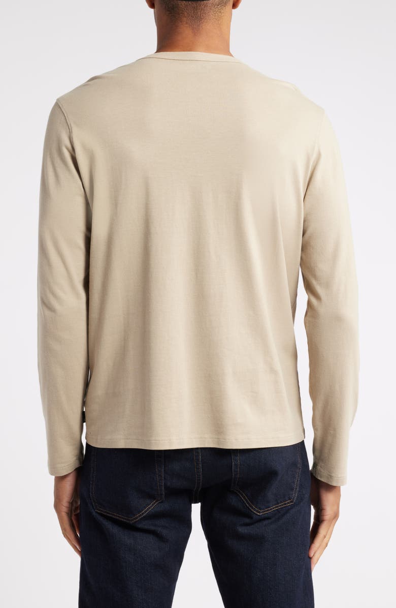 AG Bryce Long Sleeve Henley Shirt, Alternate, color, Dry Dust