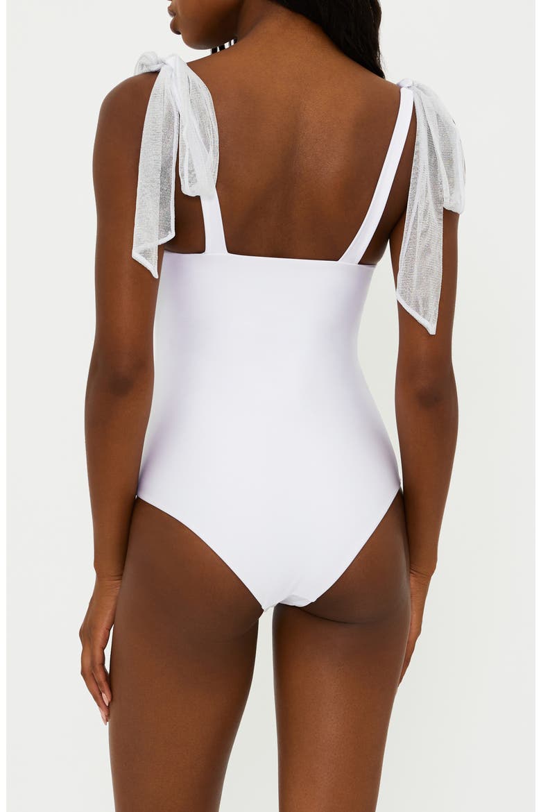 Dede Underwire One-Piece Swimsuit, Alternate, color, WHITE
