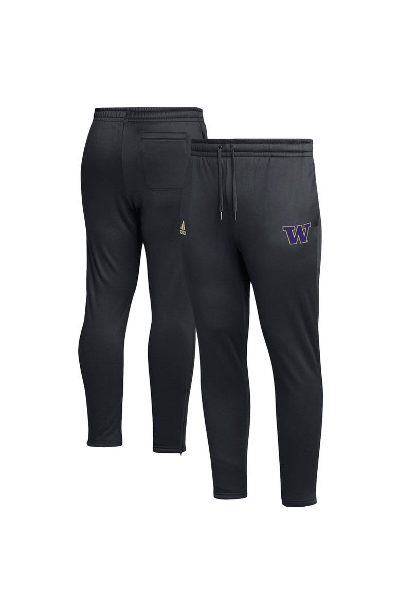 adidas Men's adidas Black Washington Huskies AEROREADY Tapered Pants, Alternate, color, 