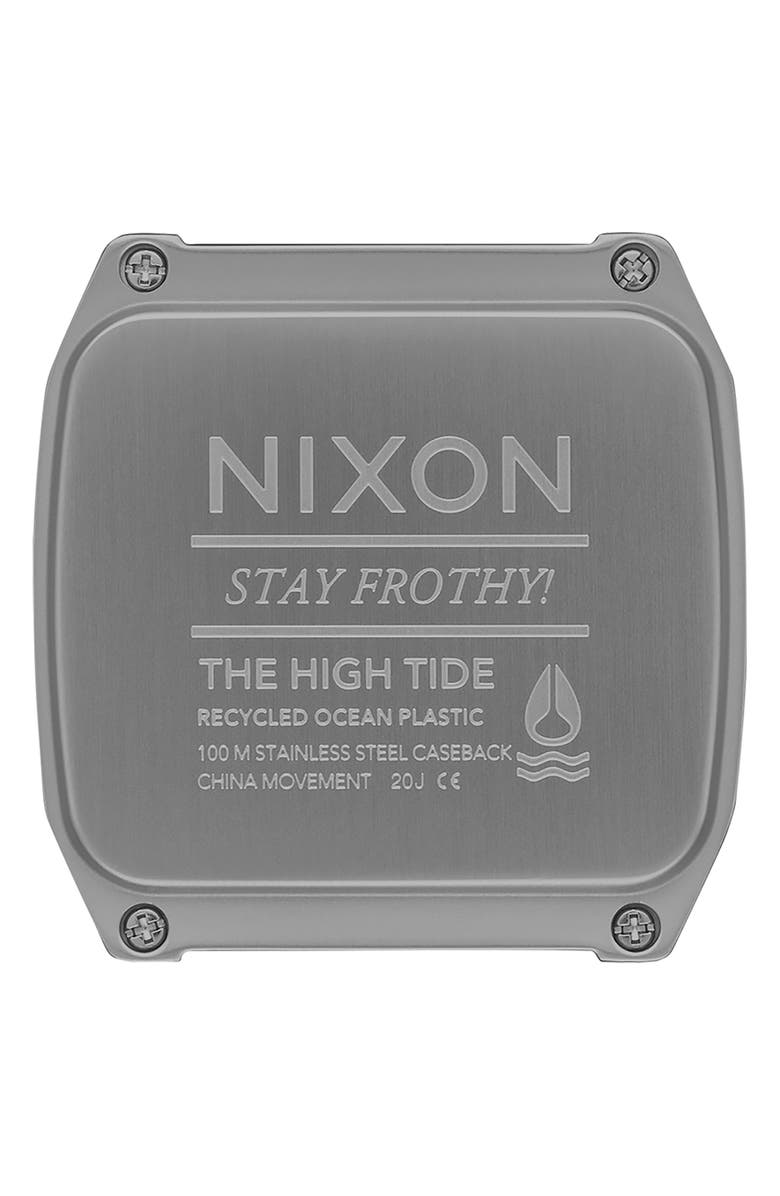 Nixon High Tide Digital Silicone Strap Watch, 44mm, Alternate, color, Surplus
