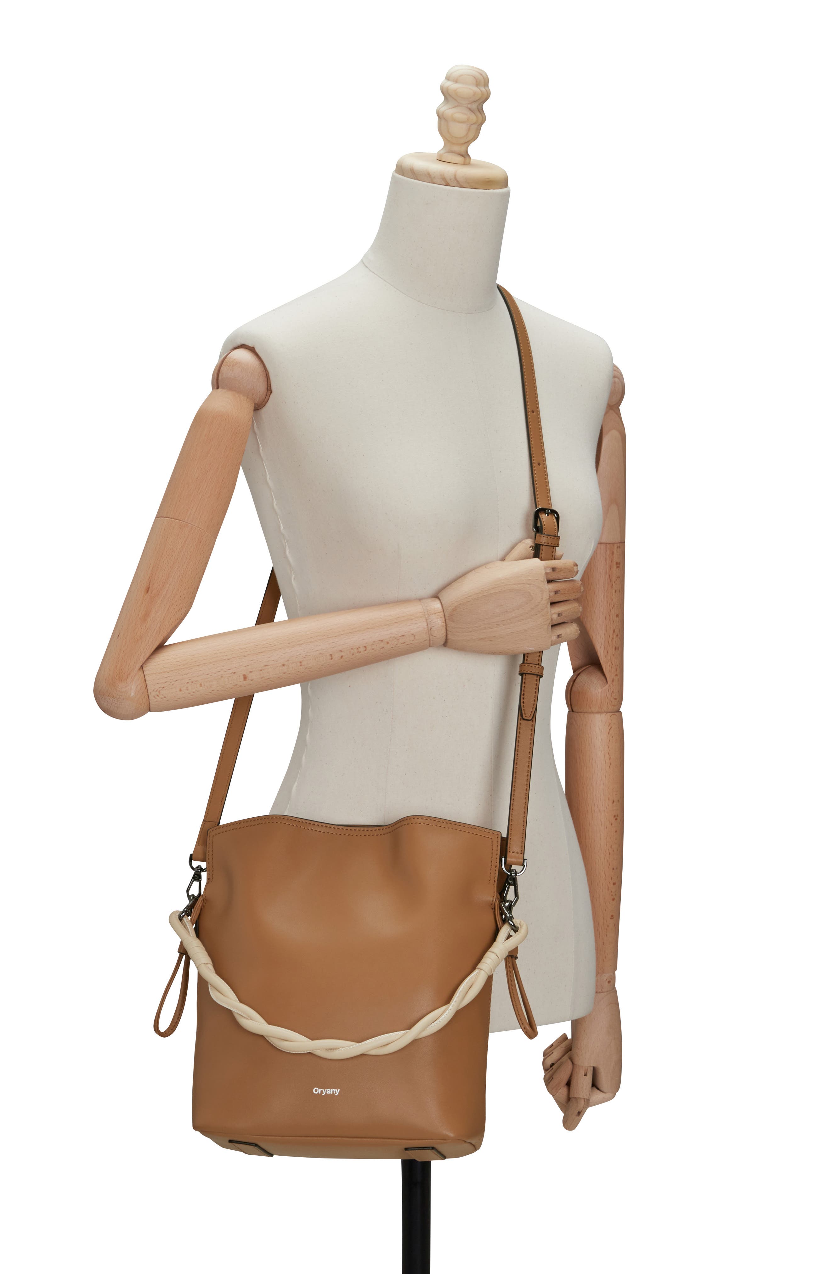 Oryany Madeleine Bucket Bag, Alternate, color, Sand Brown