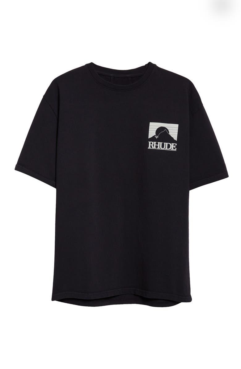 Rhude Moonlight Pack Graphic T-Shirt, Main, color, Vintage Black/ White