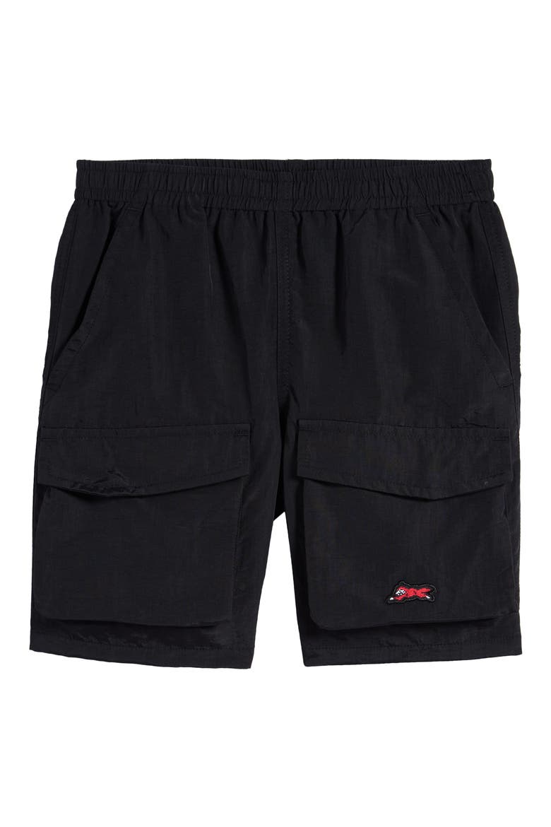 Kids' Game Over Pull-On Cargo Shorts, Main, color, BLACK