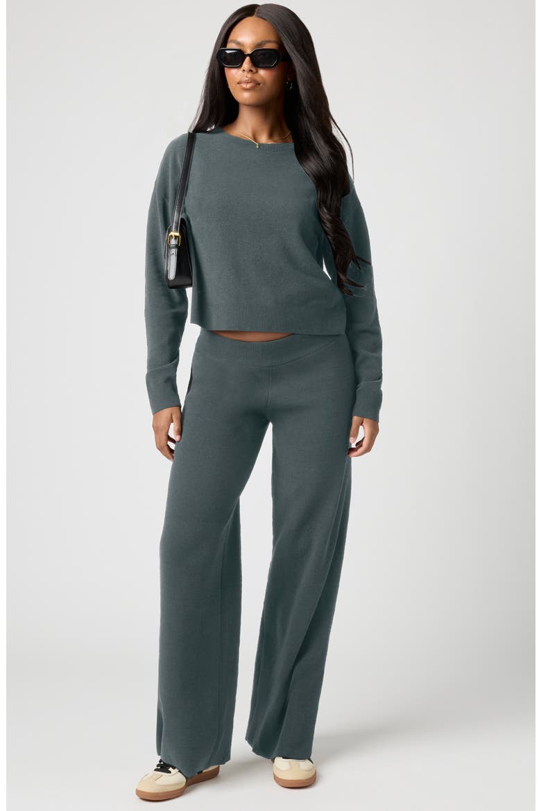 Relaxed Chenille Sweater, Alternate, color, STORMY