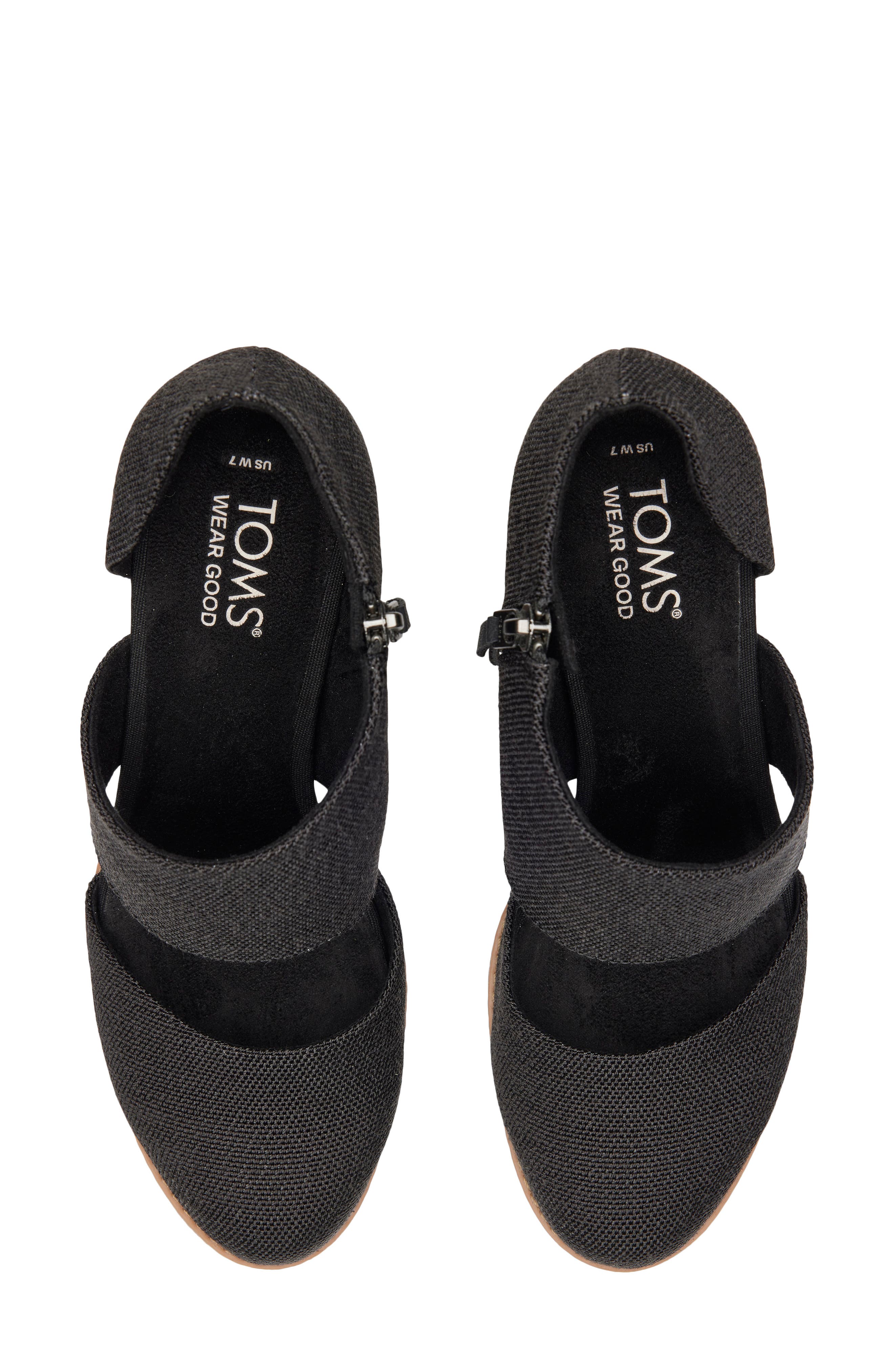 TOMS Milan Pump, Alternate, color, Black