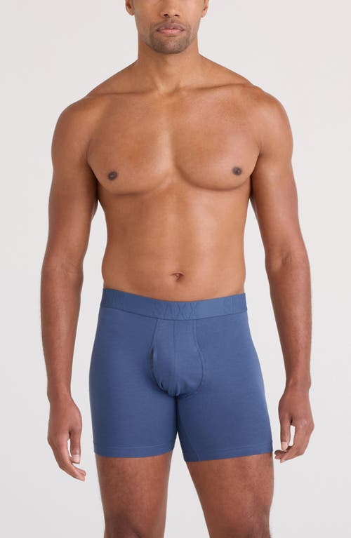 Saxx Assorted 3-pack Droptemp® Cooling Cotton Boxer Briefs In Blue