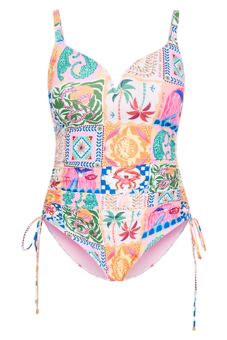 Positano One-Piece Swimsuit, Alternate, color, POSITANO PRT