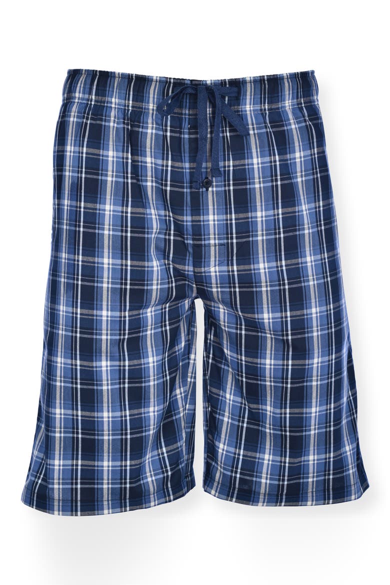 2-Pack Woven Sleep Shorts, Alternate, color, RED/ NAVY