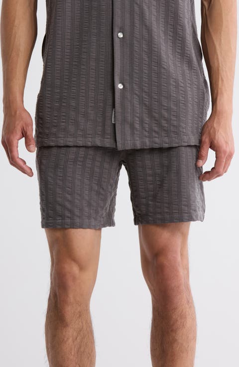 Seal Seersucker Pull-On Shorts