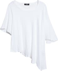 Undercover Asymmetric Hem Languid Cotton T-Shirt