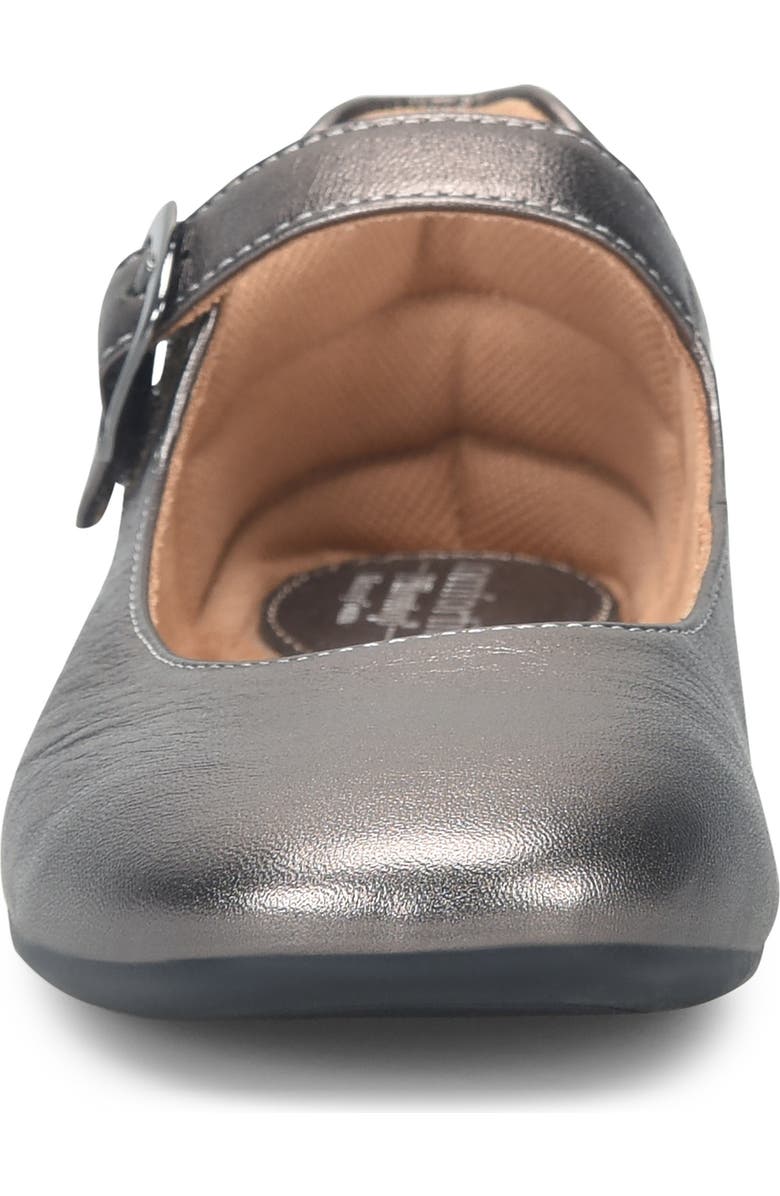 Comfortiva Kaylee Mary Jane Flat, Alternate, color, Dark Pewter