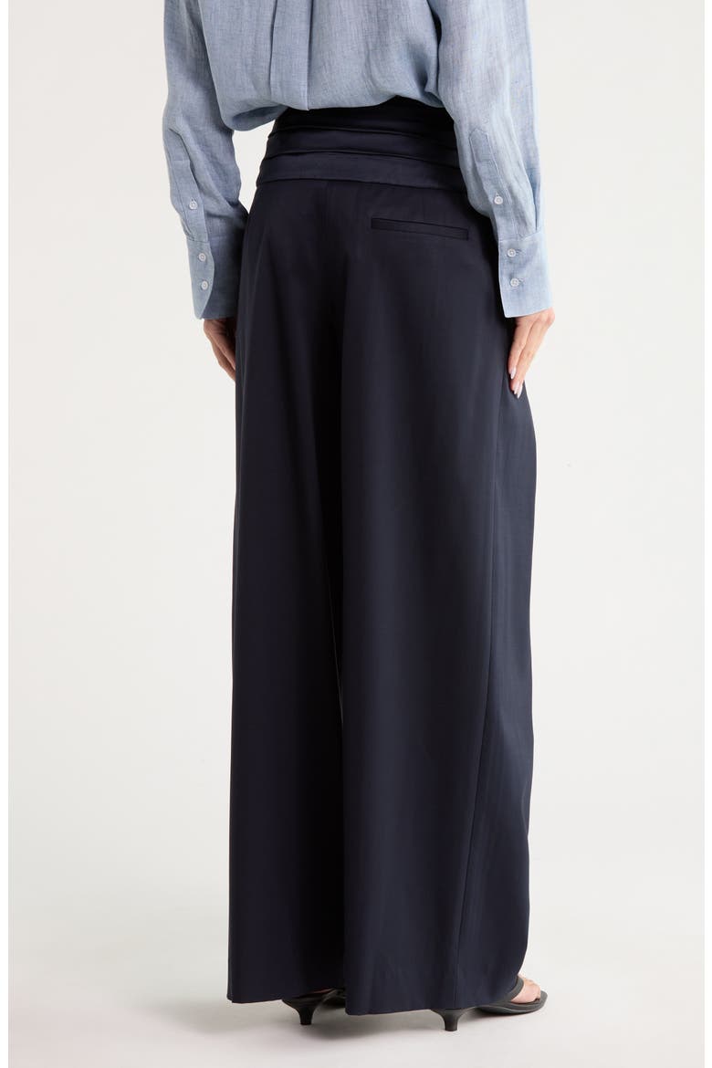 Delancey St Pleated Wide Leg Pants, Alternate, color, MIDNIGHT