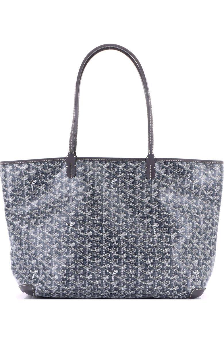 Pre-Owned Goyard Artois Tote Coated Canvas MM, Main, color, Gray