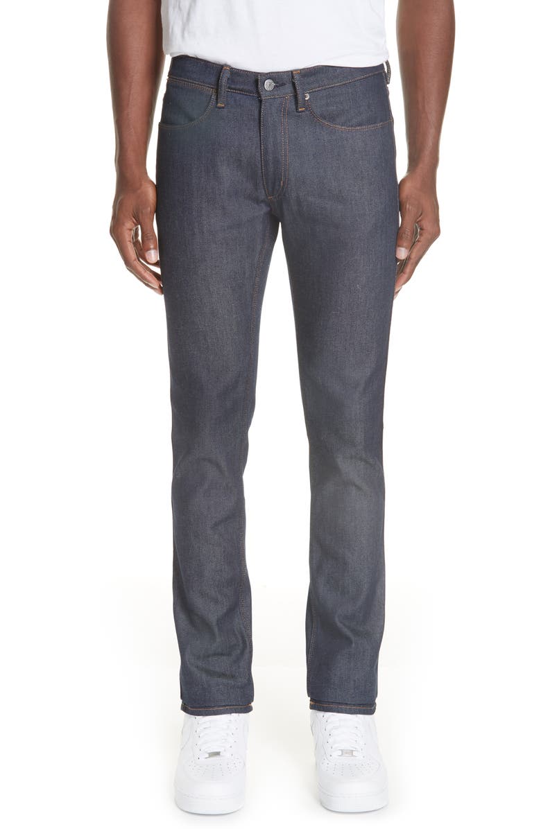 Acne Studios Max Slim Straight Leg Jeans, Main, color,