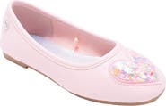 bebe Kids' Glitter Ballet Flat