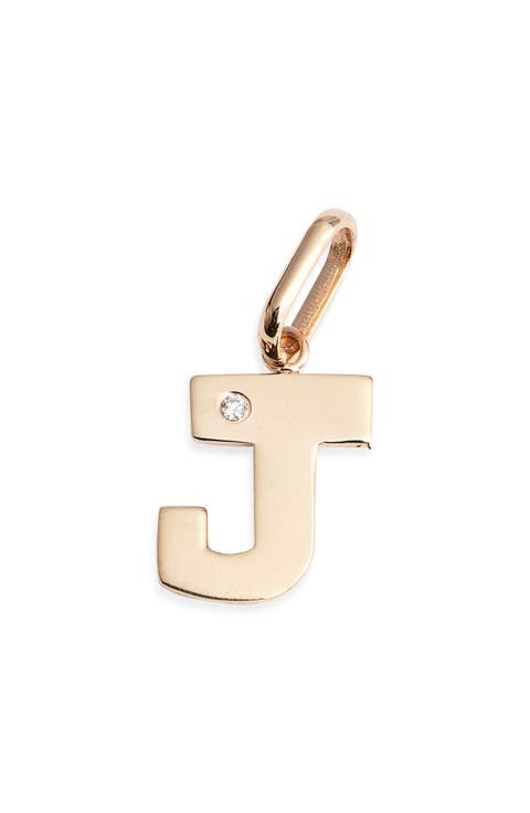 Love Letter Diamond Initial Charm