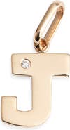 Anzie Love Letter Diamond Initial Charm