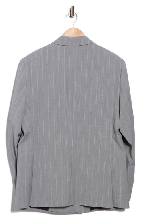 Hugo Boss Naomi X Boss Journi Double Breasted Wool Jacket In Gray
