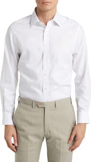 Charles Tyrwhitt Slim Fit Non-Iron Solid Royal Oxford Dress Shirt