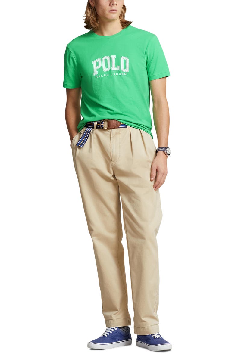 Polo Ralph Lauren Cotton Jersey Graphic T-Shirt, Alternate, color, Classic Kelly