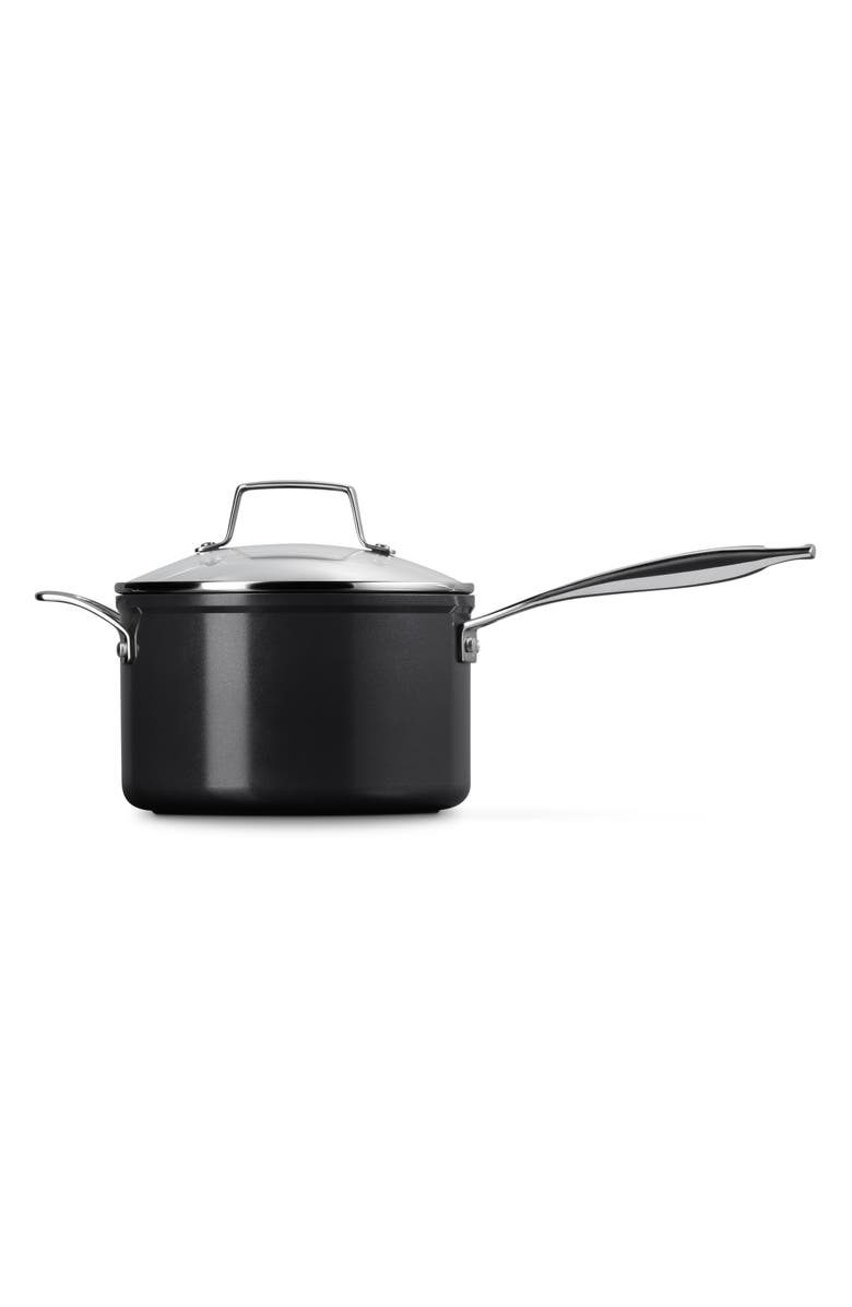 Le Creuset Essential Nonstick Ceramic Saucepan with Glass Lid, Alternate, color, Na