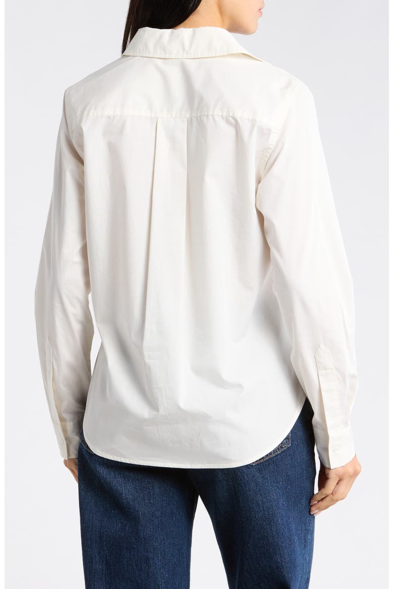 Cotton Button-Down Shirt, Alternate, color, IVORY