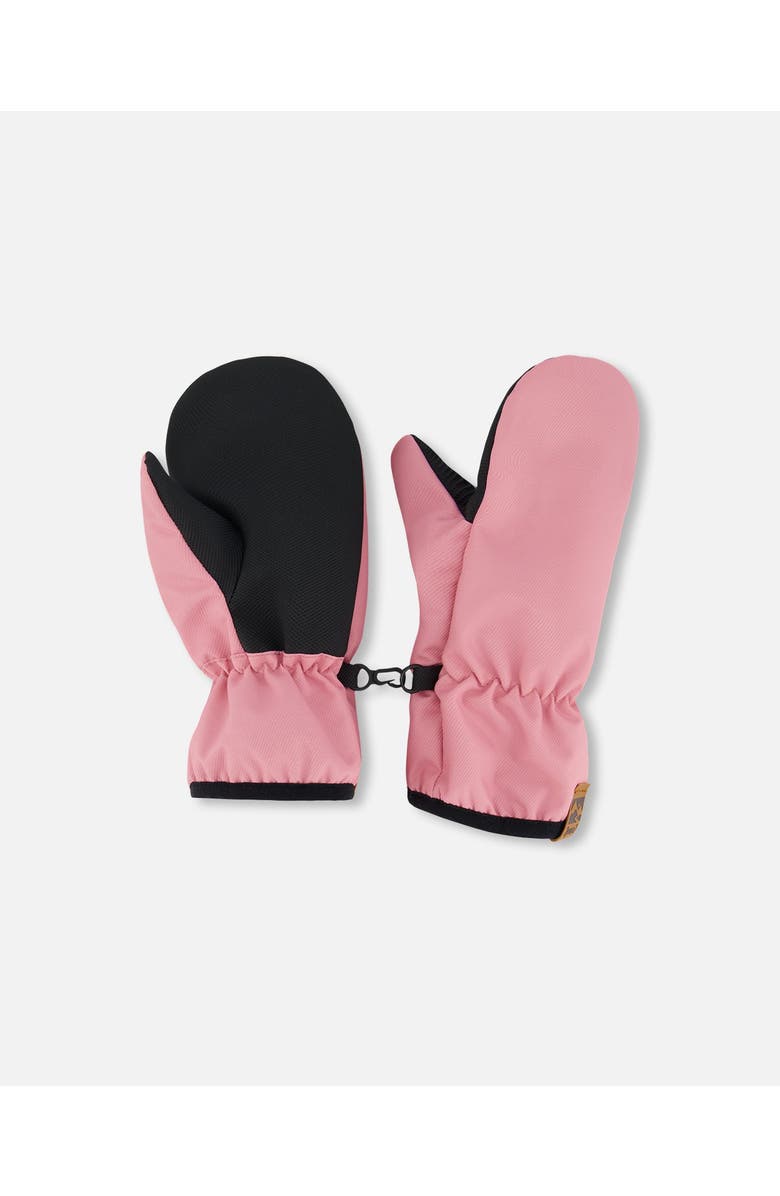 Deux par Deux Girl's Mid-Season Mittens Pale Pink, Main, color, 