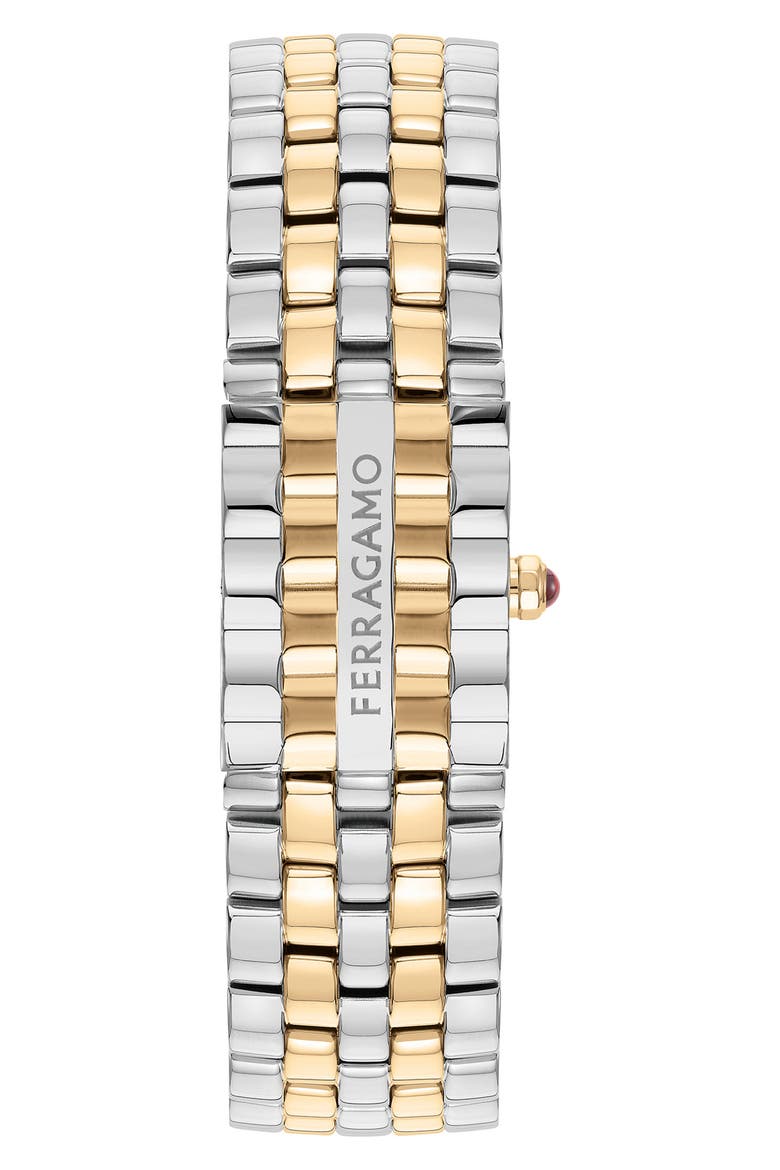 Secret Bracelet Watch, 18.5mm x 30mm, Alternate, color, TWO TONE