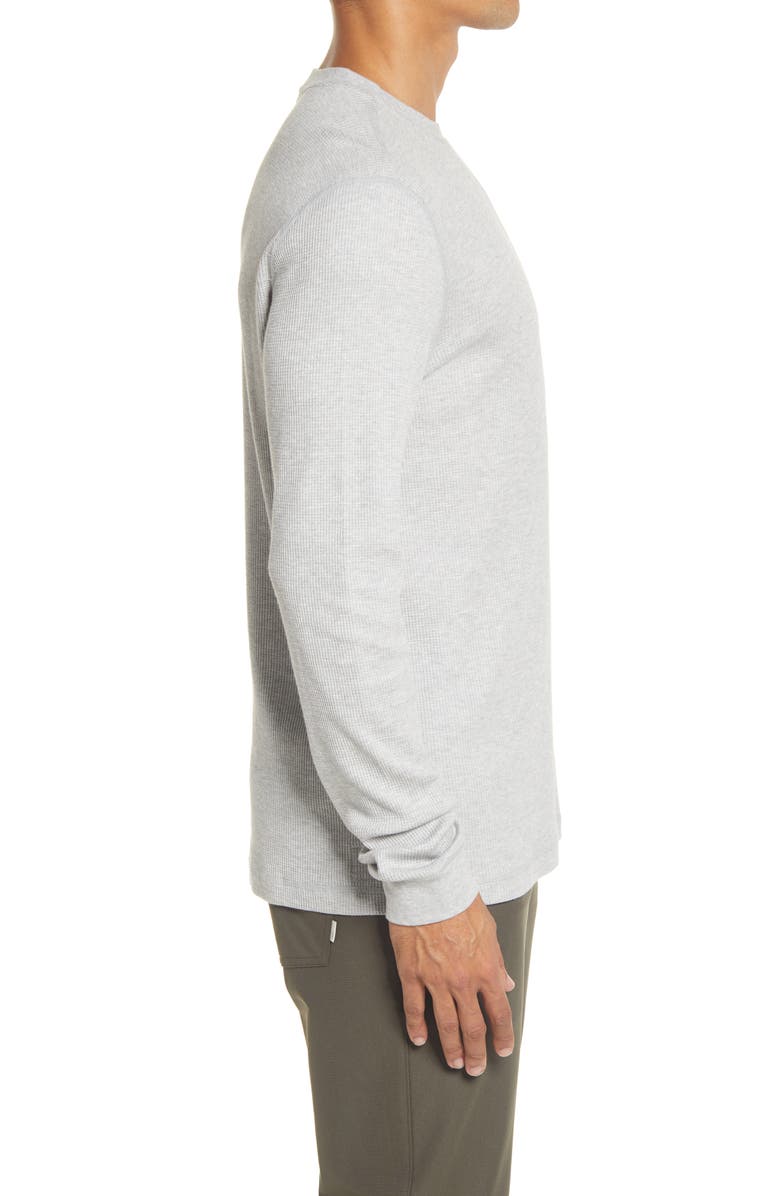 Vuori Waffle Crew T-Shirt, Alternate, color, Light Heather Grey