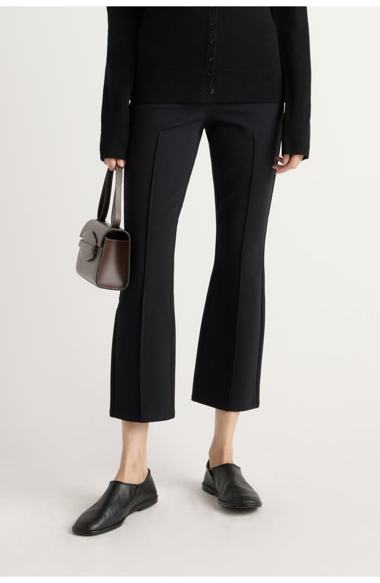 Modern Citizen Tez Kick-Flare Ponte Stretch Pant, Alternate, color, Black