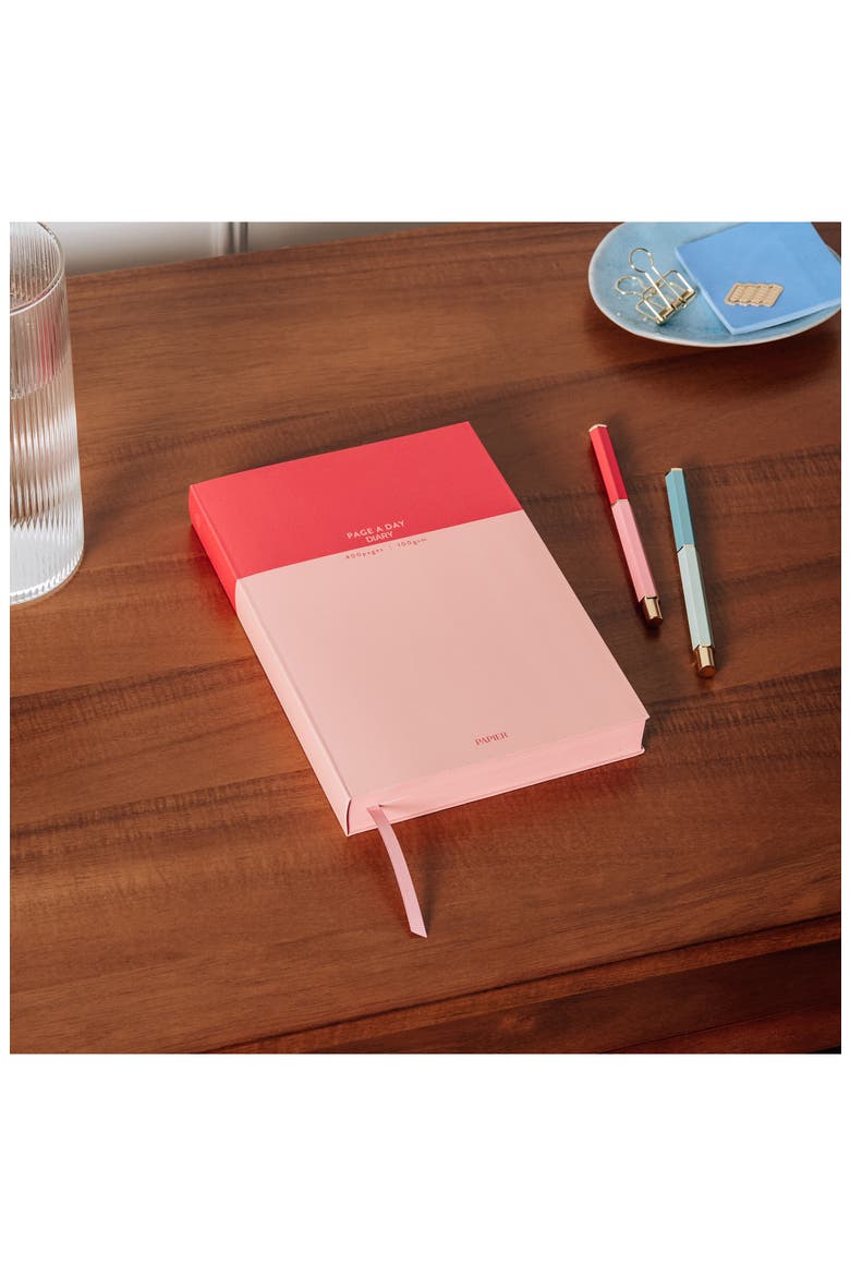 Colorblock Undated Daily Planner, Alternate, color, NO COLOR