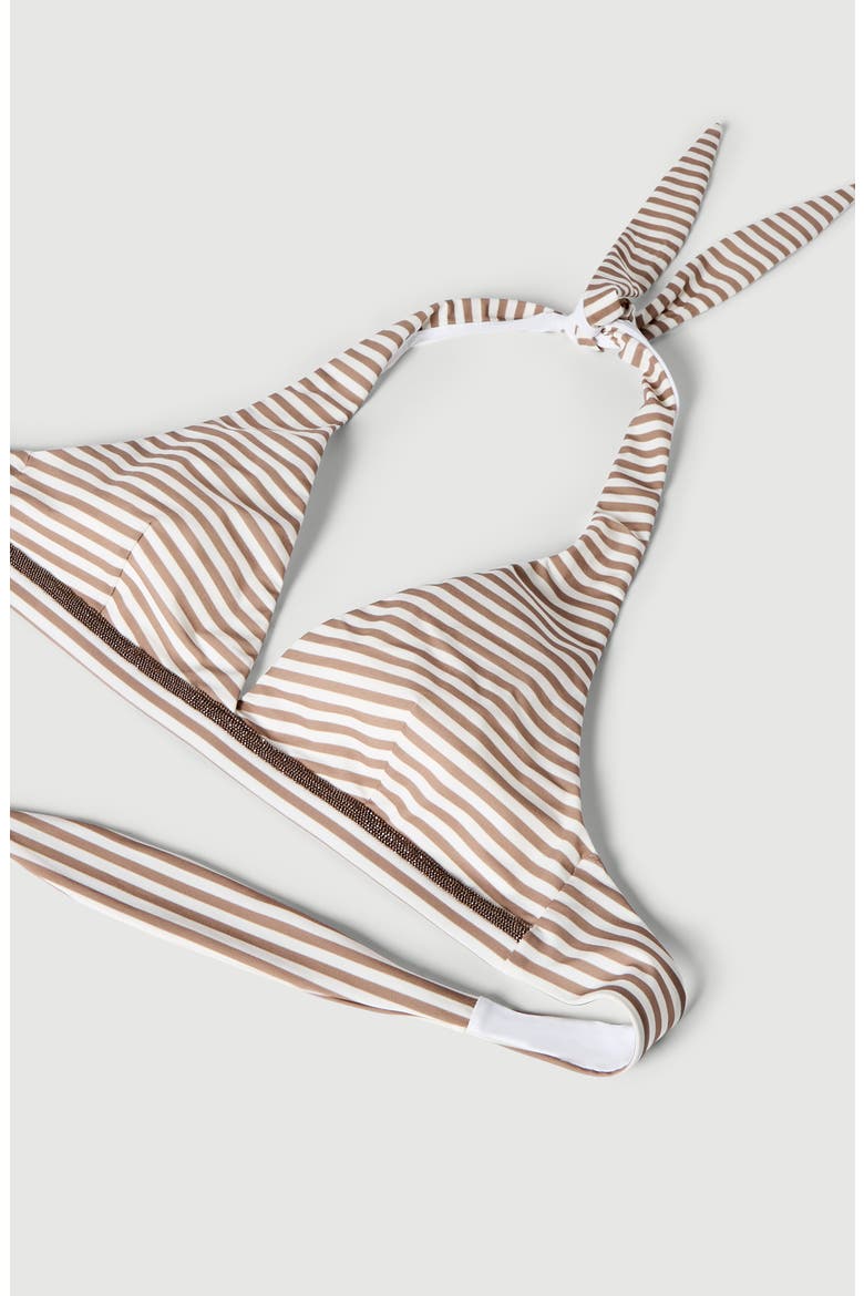 Bikini top with monili, Alternate, color, Panama
