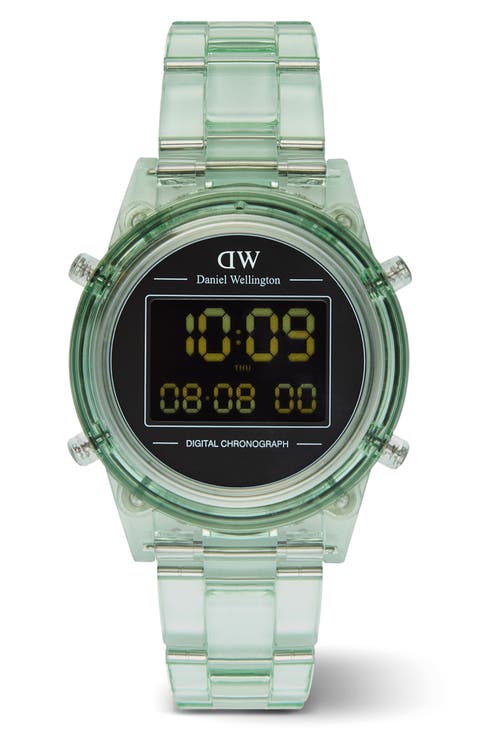 Retro Digital Bracelet Watch, 36mm