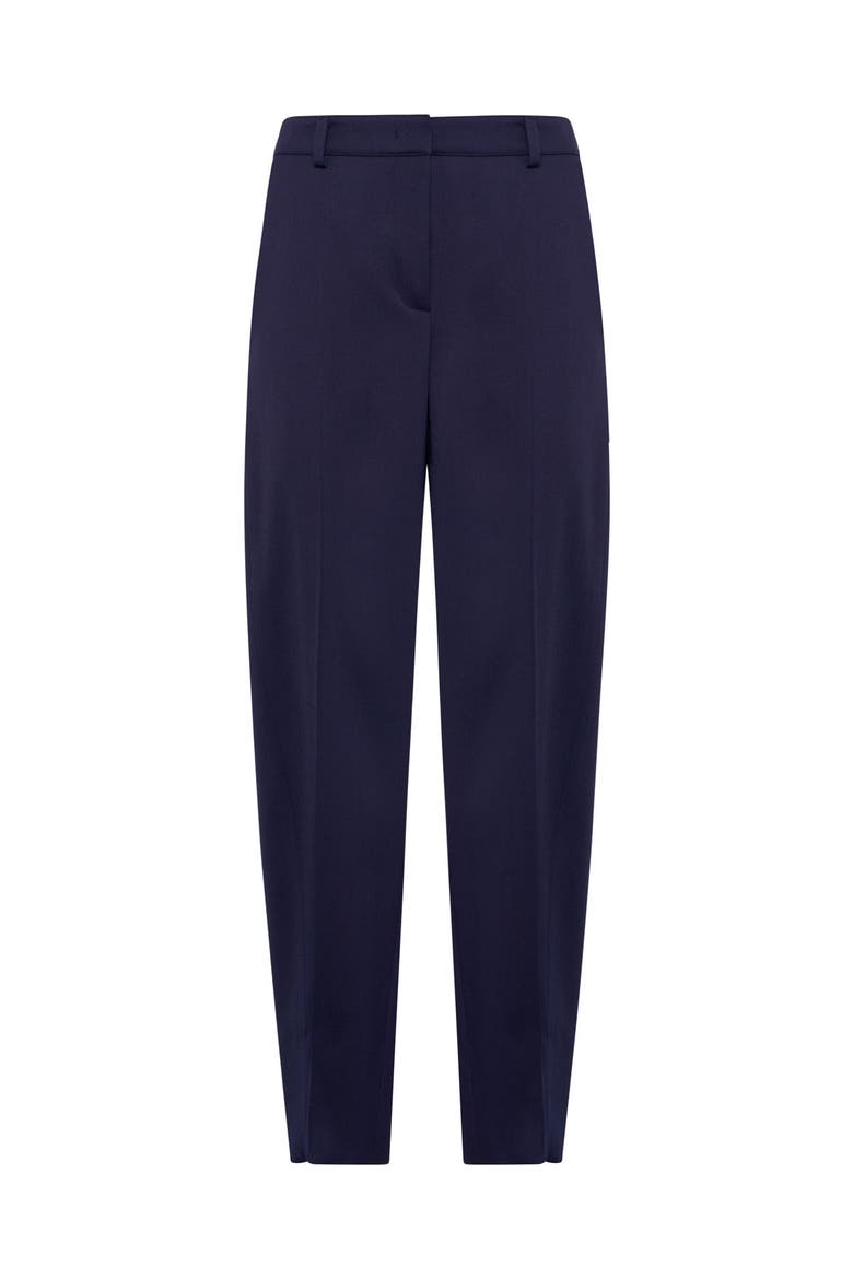 Cotton Wool Barrel Pants, Main, color, Blue