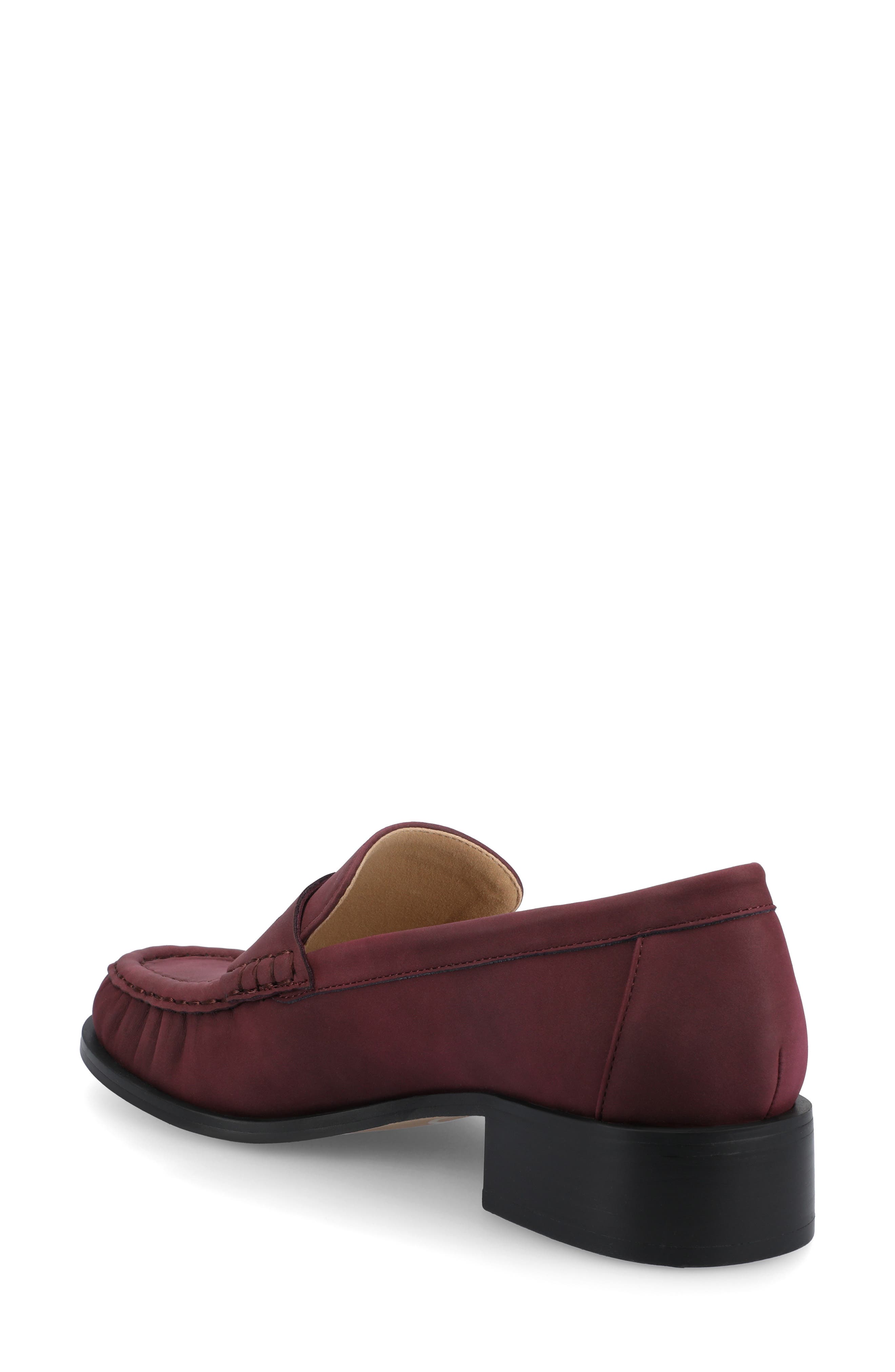 Danna Ruched Loafer, Alternate, color, OXBLOOD