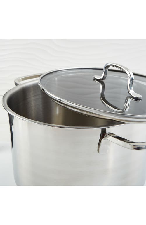 Berghoff Dina Helix 3.2-quart Stockpot In Silver