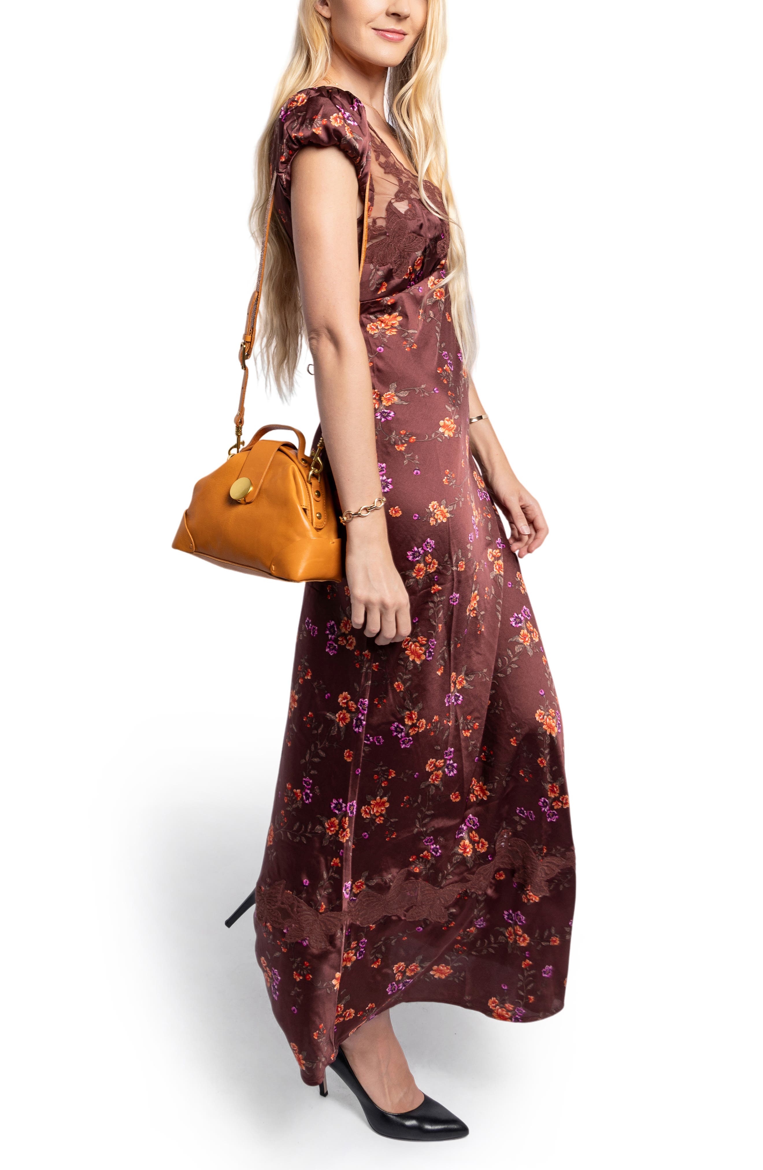 OLD TREND Gypsy Soul Leather Crossbody Bag, Alternate, color, Chestnut